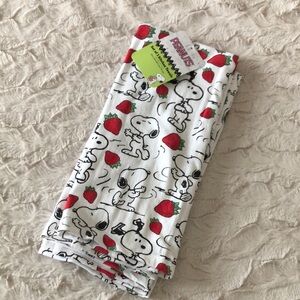 Peanuts White Snoopy & Red Strawberry KITCHEN Towels